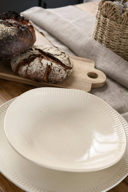 Vaisselle creamy - assiette creuse Masa