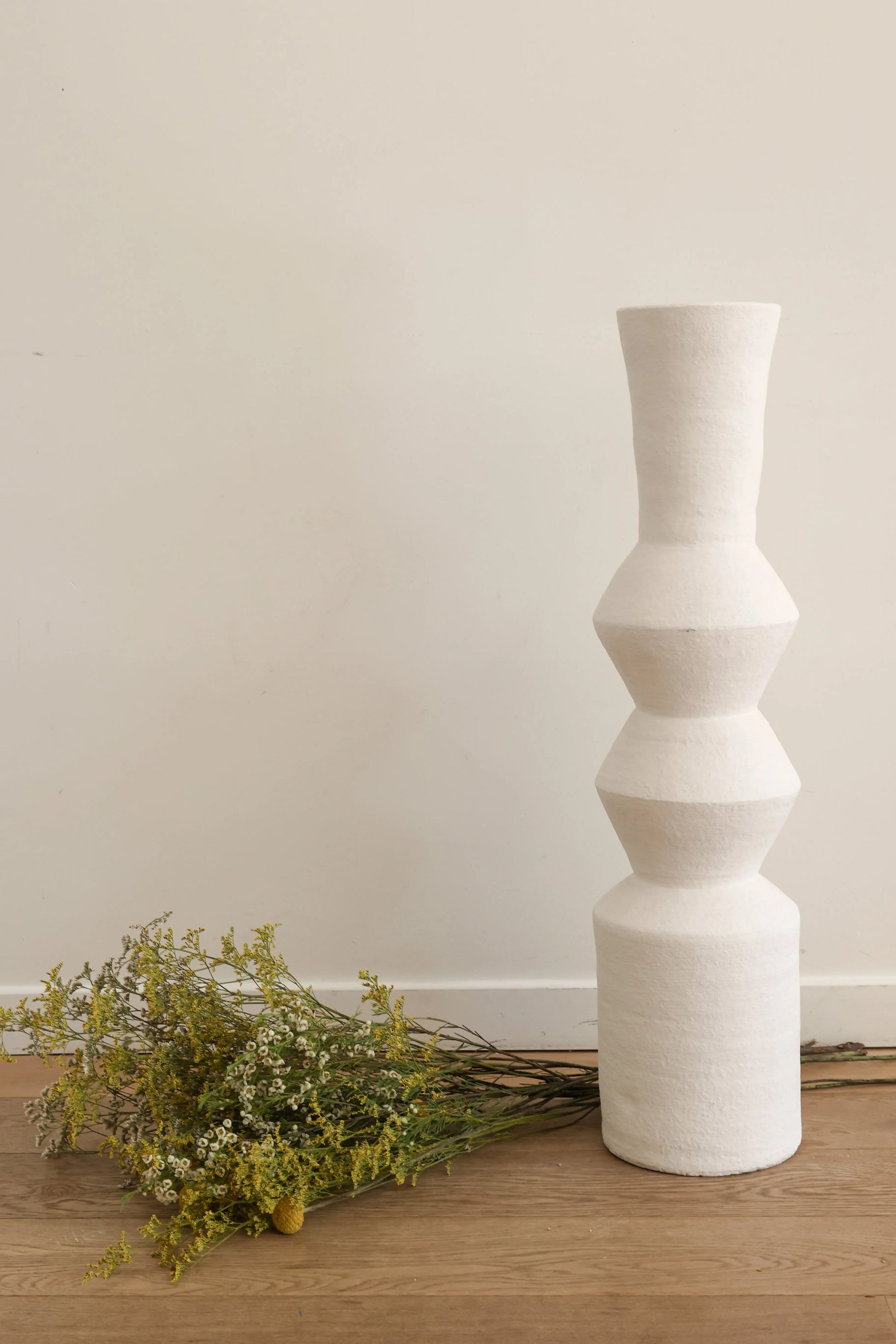 Vase Khala - Blanc Fabrication artisanale