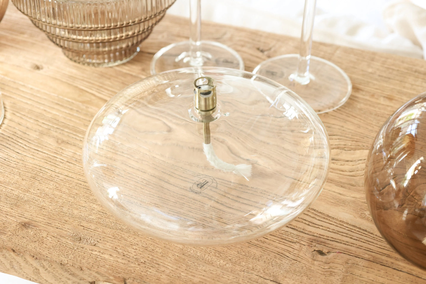 Lampe à Huile disque lisse PL