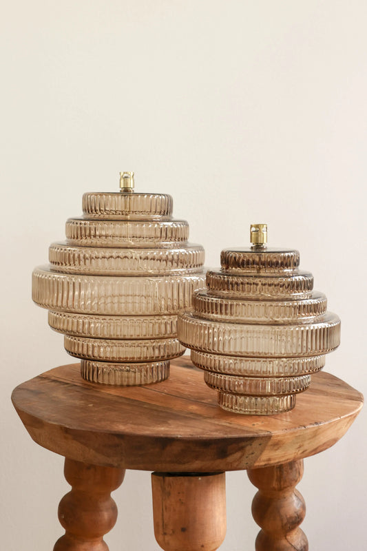 Lampe à Huile Twin champagne PL